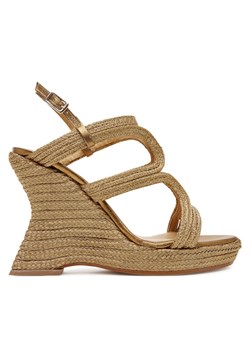 Espadryle Castañer Jera/266 025562 Złoty ze sklepu eobuwie.pl w kategorii Espadryle damskie - zdjęcie 183629219