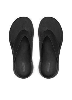 Japonki Skechers Go Walk Flex Sandal-Vallejo 229202/BBK Czarny ze sklepu eobuwie.pl w kategorii Klapki męskie - zdjęcie 183629258