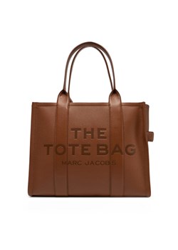 Torebka Marc Jacobs The Leather Large Tote Bag H020L01FA21 Brązowy ze sklepu eobuwie.pl w kategorii Torby Shopper bag - zdjęcie 183629405