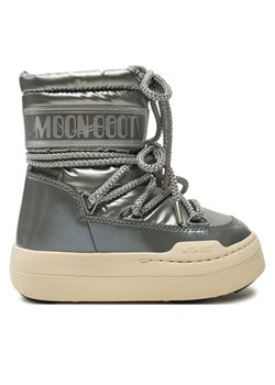 Śniegowce Moon Boot Junior Park Boot 80D3440020 Srebrny ze sklepu eobuwie.pl w kategorii Buty zimowe dziecięce - zdjęcie 183629439
