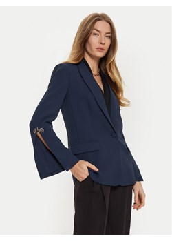 TWINSET Marynarka 242TP2350 Granatowy Regular Fit ze sklepu MODIVO w kategorii Marynarki damskie - zdjęcie 183631369