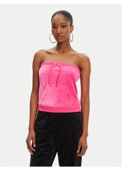 Juicy Couture Top Heritage JCGCT125023 Różowy Slim Fit ze sklepu MODIVO w kategorii Bluzki damskie - zdjęcie 183631406