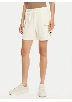 Champion Szorty sportowe 118024 Écru Standard Fit ze sklepu MODIVO w kategorii Szorty - zdjęcie 183631465
