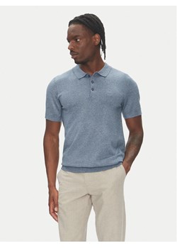Lindbergh Polo 30-800159 Niebieski Slim Fit ze sklepu MODIVO w kategorii T-shirty męskie - zdjęcie 183631548