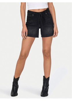 ONLY Szorty jeansowe Gianna 15340706 Czarny Regular Fit ze sklepu MODIVO w kategorii Szorty - zdjęcie 183631596
