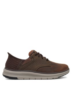 Skechers Sneakersy Orell-Yates 205249/COC Brązowy ze sklepu MODIVO w kategorii Buty sportowe męskie - zdjęcie 183631647