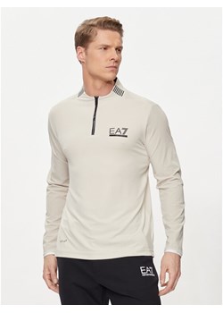 EA7 Emporio Armani Longsleeve 3DPT03 PJMLZ 1946 Szary Regular Fit ze sklepu MODIVO w kategorii T-shirty męskie - zdjęcie 183631679