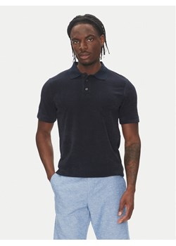 Lindbergh Polo 30-404263 Granatowy Relaxed Fit ze sklepu MODIVO w kategorii T-shirty męskie - zdjęcie 183631686
