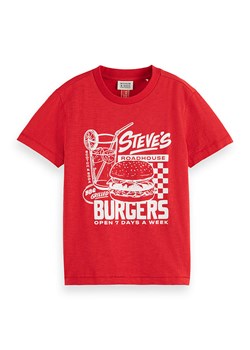 Scotch &amp; Soda Koszulka w kolorze czerwono-białym ze sklepu Limango Polska w kategorii T-shirty chłopięce - zdjęcie 183634159