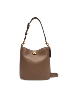 Torebka Coach Willow CW625 B4CBD Brązowy ze sklepu eobuwie.pl w kategorii Torby Shopper bag - zdjęcie 183634246
