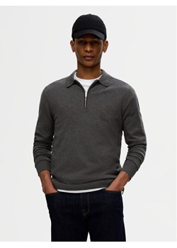 Selected Homme Sweter 16094271 Szary Regular Fit ze sklepu MODIVO w kategorii Swetry męskie - zdjęcie 183634958