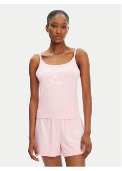 Juicy Couture Top Dream Of Vest JCLCT125505 Różowy Slim Fit ze sklepu MODIVO w kategorii Piżamy damskie - zdjęcie 183635005
