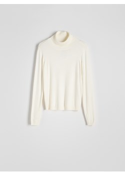Reserved - Golf z wiskozą - złamana biel ze sklepu Reserved w kategorii Swetry damskie - zdjęcie 183636379