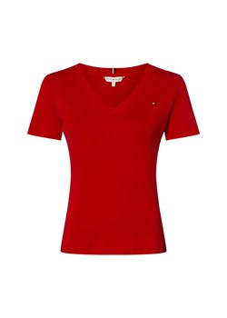 Tommy Hilfiger Koszulka damska Kobiety Bawełna czerwony jednolity ze sklepu vangraaf w kategorii Bluzki damskie - zdjęcie 183636418