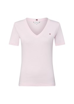 Tommy Hilfiger Koszulka damska Kobiety Bawełna różowy jednolity ze sklepu vangraaf w kategorii Bluzki damskie - zdjęcie 183636419