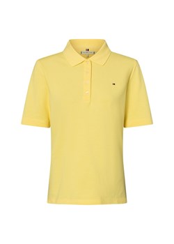 Tommy Hilfiger Damska koszulka polo Kobiety Bawełna żółty jednolity ze sklepu vangraaf w kategorii Bluzki damskie - zdjęcie 183636425