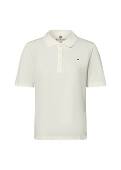 Tommy Hilfiger Damska koszulka polo Kobiety Bawełna écru jednolity ze sklepu vangraaf w kategorii Bluzki damskie - zdjęcie 183636426