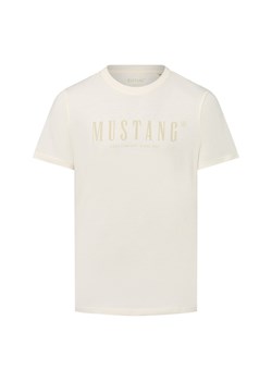 Mustang Koszulka męska - Austin Mężczyźni Bawełna piaskowy jednolity ze sklepu vangraaf w kategorii Bluzki damskie - zdjęcie 183636439