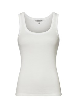 Marie Lund Top damski Kobiety Bawełna biały jednolity ze sklepu vangraaf w kategorii Bluzki damskie - zdjęcie 183636449