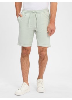 Nils Sundström Męskie szorty dresowe Mężczyźni miętowy wypukły wzór tkaniny ze sklepu vangraaf w kategorii Spodenki męskie - zdjęcie 183636476