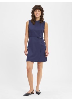 HUGO Sukienka damska - Kanine Kobiety granatowy jednolity ze sklepu vangraaf w kategorii Sukienki - zdjęcie 183636489