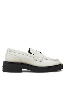 Loafersy Tommy Jeans EN0EN02602 Beżowy ze sklepu eobuwie.pl w kategorii Lordsy damskie - zdjęcie 183638815