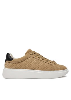 Sneakersy Boss Amber 50529684 Beżowy ze sklepu eobuwie.pl w kategorii Buty sportowe damskie - zdjęcie 183638825