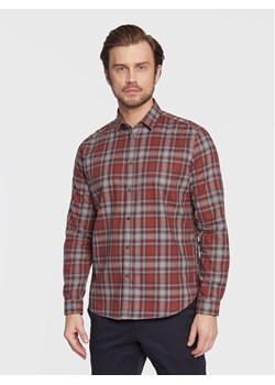 Sisley Koszula 5MQWSQ01A Czerwony Regular Fit ze sklepu MODIVO w kategorii Koszule męskie - zdjęcie 183639436