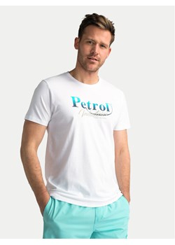 Petrol Industries T-Shirt M-1040-TSR634 Biały Regular Fit ze sklepu MODIVO w kategorii T-shirty męskie - zdjęcie 183639448