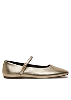 Tommy Hilfiger Baleriny Party Maryjane Ballerina Metal FW0FW08315 Złoty ze sklepu MODIVO w kategorii Balerinki - zdjęcie 183639487