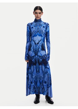 Desigual Sukienka codzienna 24WWVK26 Niebieski Slim Fit ze sklepu MODIVO w kategorii Sukienki - zdjęcie 183639556