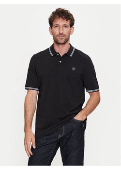 Bugatti Polo 8150 55001A Czarny Slim Fit ze sklepu MODIVO w kategorii T-shirty męskie - zdjęcie 183639568