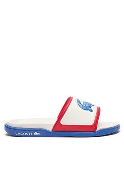 Lacoste Klapki Serve Slide 747CMA0014 Écru ze sklepu MODIVO w kategorii Klapki męskie - zdjęcie 183639625
