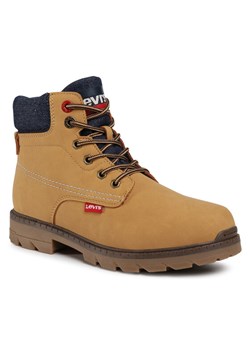 Trapery Levi's® VFOR0051S Brązowy ze sklepu eobuwie.pl w kategorii Buty zimowe dziecięce - zdjęcie 183643995