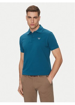 Barbour Polo Tartan MML0012AQ72 Niebieski Regular Fit ze sklepu MODIVO w kategorii T-shirty męskie - zdjęcie 183645425