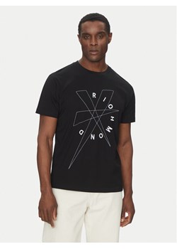 John Richmond T-Shirt UMP25020TS Czarny Regular Fit ze sklepu MODIVO w kategorii T-shirty męskie - zdjęcie 183645456