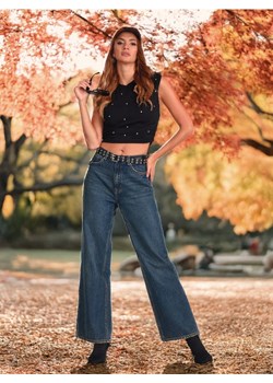 Sinsay - Crop top - czarny ze sklepu Sinsay w kategorii Bluzki damskie - zdjęcie 183646579
