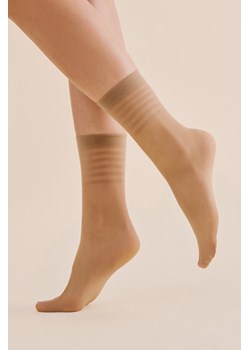 Skarpetki Gabriella Yoko code 1197 beige ze sklepu kontri.pl w kategorii Skarpetki damskie - zdjęcie 183648478