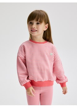 Reserved - Bluza w paski z haftem - wielobarwny ze sklepu Reserved w kategorii Bluzy dziewczęce - zdjęcie 183648525