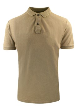 Koszulka Polo, Męska - Adriano Guinari - Kolor Beżowy TSADGSS25poloCAMEL ze sklepu JegoSzafa.pl w kategorii T-shirty męskie - zdjęcie 183648565