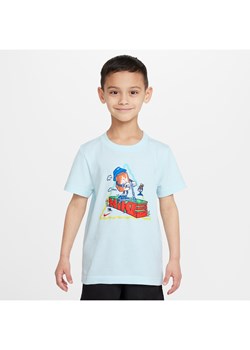 T-shirt dla małych dzieci Boxy Scooter Nike - Niebieski ze sklepu Nike poland w kategorii T-shirty chłopięce - zdjęcie 183650867