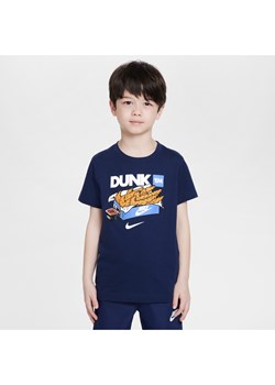 T-shirt dla małych dzieci Dunk ’Em Tenders Nike - Niebieski ze sklepu Nike poland w kategorii T-shirty chłopięce - zdjęcie 183650919