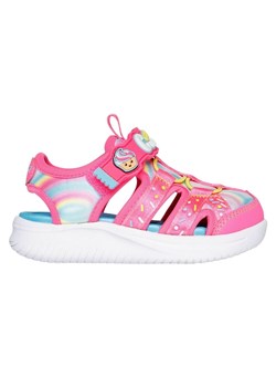Sandały Skechers Jumpsters Sandal - Sprinkle Wonder 303273N-HPMT różowe ze sklepu ButyModne.pl w kategorii Sandały dziecięce - zdjęcie 183651878
