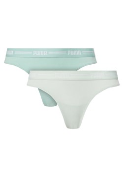 Puma Komplet 2 par stringów 907850 Zielony ze sklepu MODIVO w kategorii Majtki damskie - zdjęcie 183652286