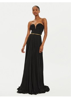 Elisabetta Franchi Sukienka wieczorowa AB-628-47E2 Czarny Regular Fit ze sklepu MODIVO w kategorii Sukienki - zdjęcie 183652308