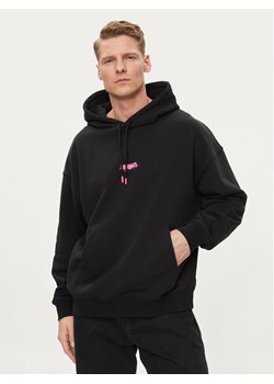Hugo Bluza Dreezes 50509979 Czarny Oversize ze sklepu MODIVO w kategorii Bluzy męskie - zdjęcie 183652405