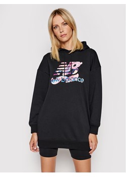 New Balance Bluza Athletics Erin Loree Hoodie WD11506 Czarny Oversize ze sklepu MODIVO w kategorii Bluzy damskie - zdjęcie 183652426