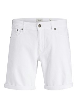 Jack&Jones Szorty jeansowe Rick 12274985 Biały Regular Fit ze sklepu MODIVO w kategorii Spodenki męskie - zdjęcie 183652519