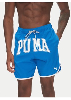 Puma Szorty kąpielowe 938845 Niebieski Regular Fit ze sklepu MODIVO w kategorii Kąpielówki - zdjęcie 183652597