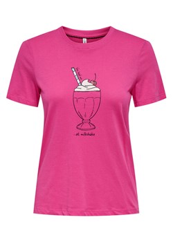 ONLY T-Shirt Fun Life 15349901 Różowy Regular Fit ze sklepu MODIVO w kategorii Bluzki damskie - zdjęcie 183652598
